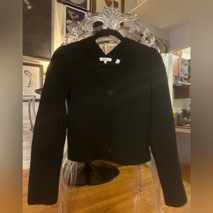 Cozy cropped cashmere cardigan from Vince